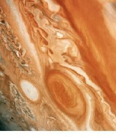 Jupiter's famous "red spot" is actually a storm taking place on the planet-example-1