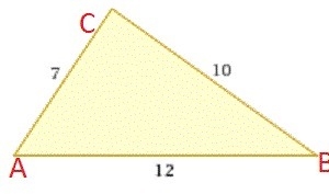 Which angle in abc is the largest measure 12,10,7-example-1