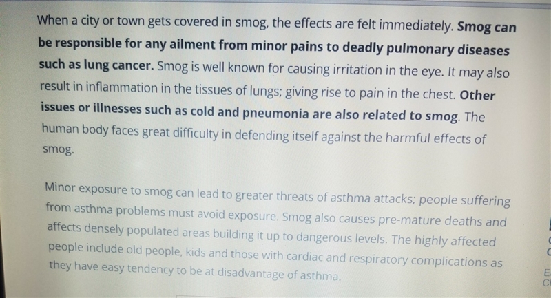 Write the harmful effects done by smog specially in winter-example-1