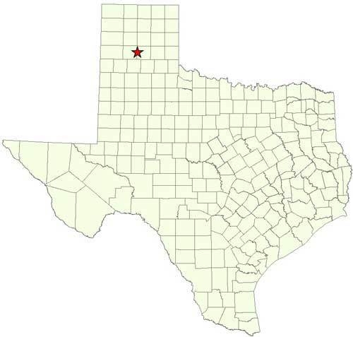 Which arrow is closest to the palo duro canyon? A.1 B.2 C.3 D.4-example-2