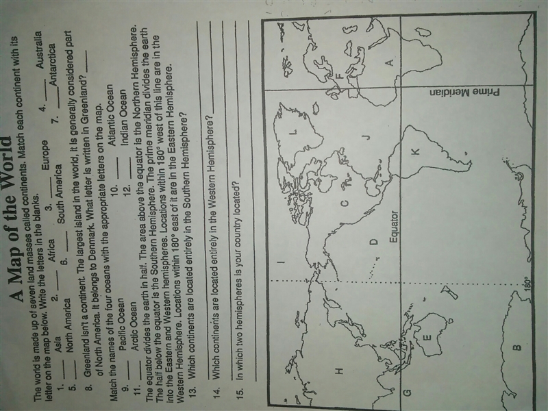 Match its continent with its letter on the map below-example-1