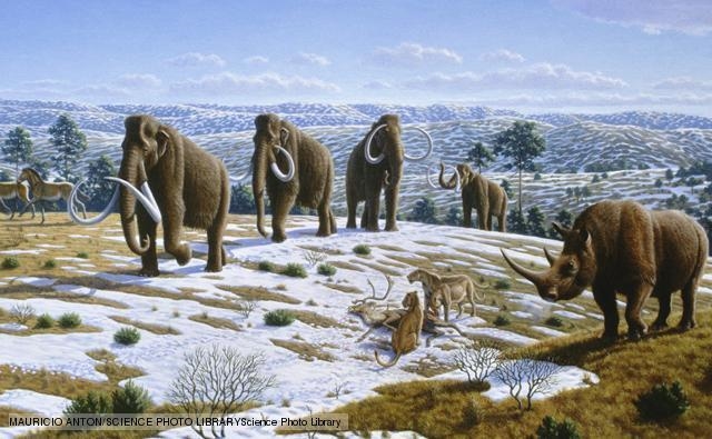 Describe what you think Britains landscape was like during the last ice age. From-example-1