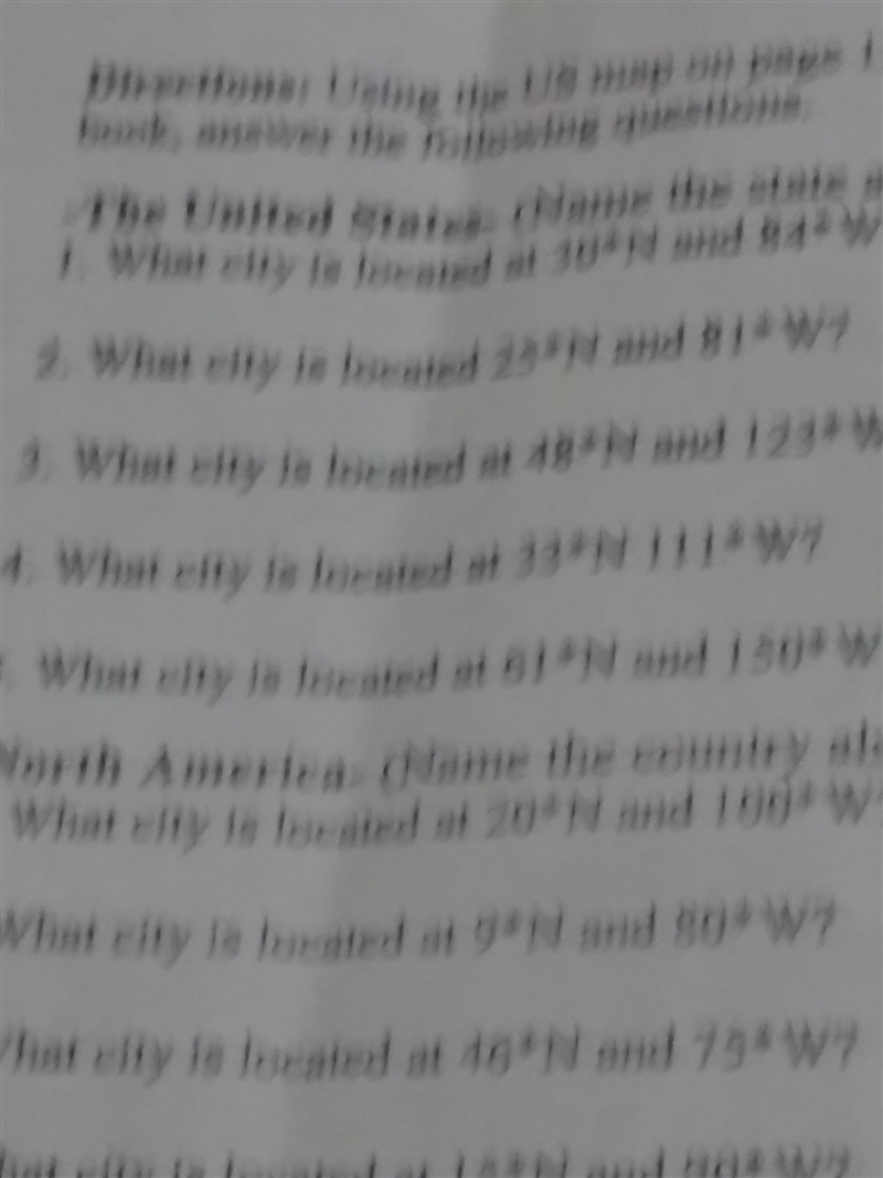 What city is located 33 degrees north and 111 degrees west-example-1