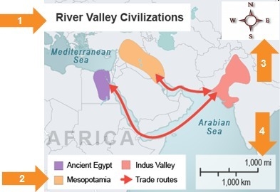 Which feature of this map would best help the reader understand its purpose? 1 2 3 4-example-1