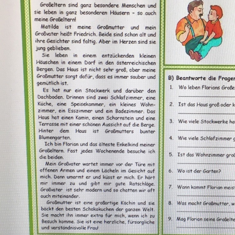 I need someone who is advanced in German to help translate this whole story to English-example-1