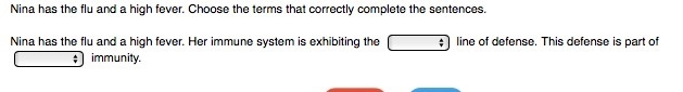 Please help me with this practice Options are: 1st blank: a.second b.first c.third-example-1