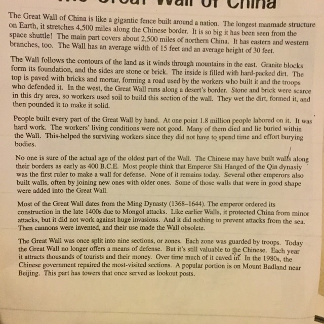 The Great Wall helped to isolate China from Europe and the Middle East. Was this good-example-1