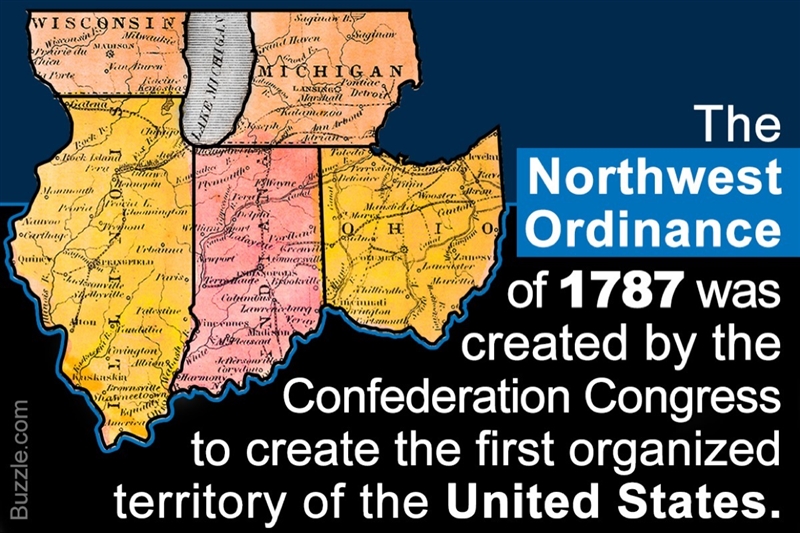 What effect did the northwest ordinance of 1787 have on westward expansion?-example-1