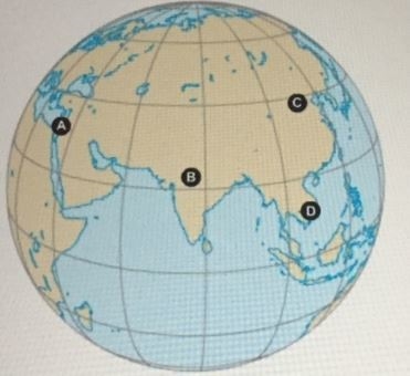 I need help ASAP. Identify the location of Canaan, or Palestine, homeland of the Hebrews-example-1