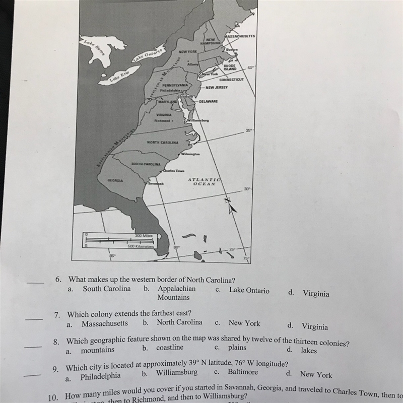 Need help please the 13 colonies-example-1