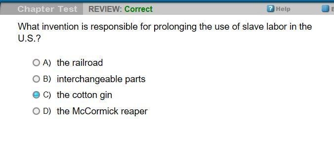 Which invention, created by Eli Whitney, led to an increase in the demand for slave-example-1