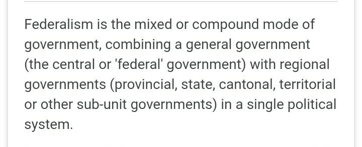 What is the best definition of federalism?-example-1