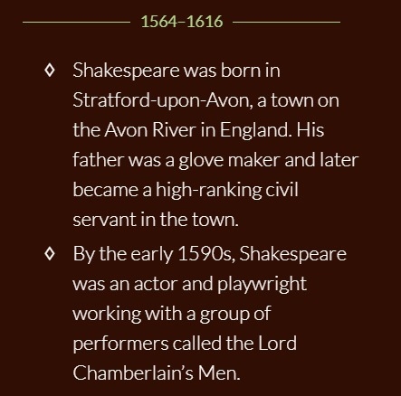 True or False Shakespeare was born in Scotland (Avon specifically). He worked as an-example-1