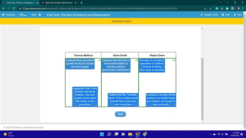 Match the thinkers with their ideas. predicted that population growth would far exceed-example-1