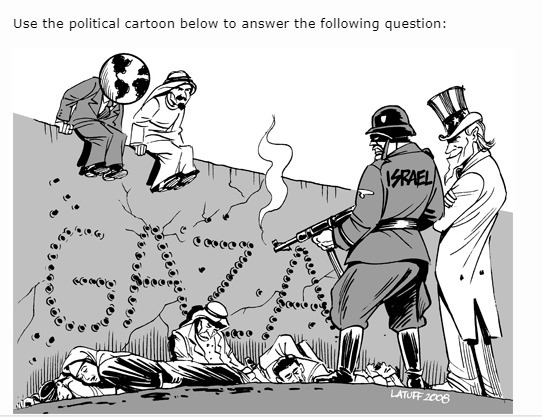 From your analysis of the cartoon, you can determine that the illustrator (5 points-example-1