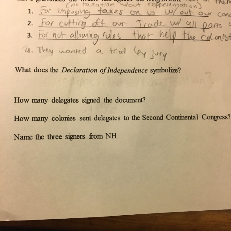 8th grade history homework (4 questions) answer what u can-example-1