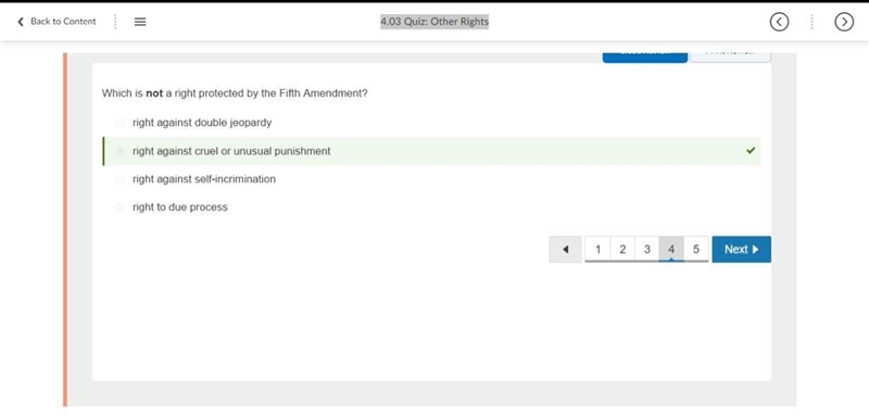 Which right IS protected by the sixth amendment a. Right to bear arms b. Right to-example-1