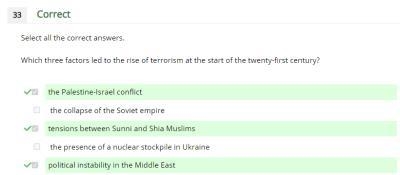 Which three factors led to rise of terrorism at the start of the twenty first century-example-1