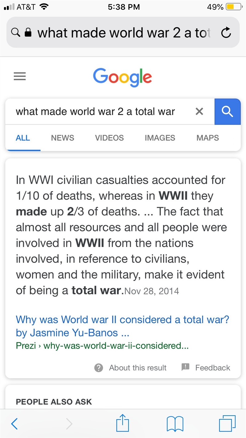 What made world war || a total war-example-1