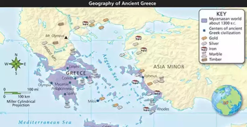 Based on the map wat was true of the two city states that came to dominate ancient-example-1