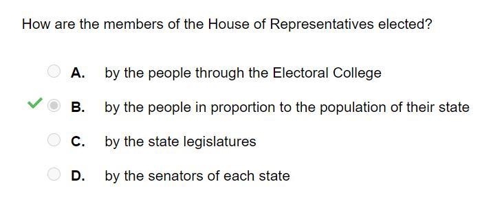 PLEASE HELP ME I WILL MARK YOU!!!!!!!!!!!!!! How are the members of the House of Representatives-example-1