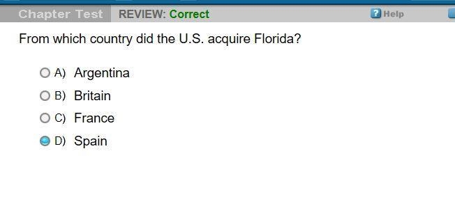 Which county did u.s acquire Florida from-example-1