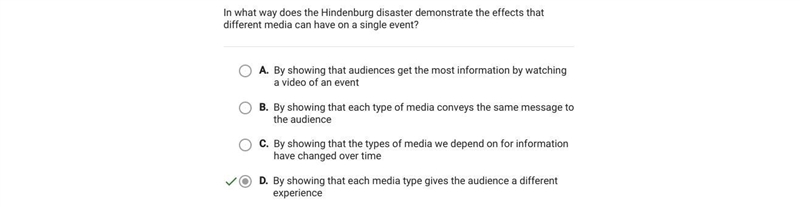 n what way does the Hindenburg disaster demonstrate the effects that different media-example-1