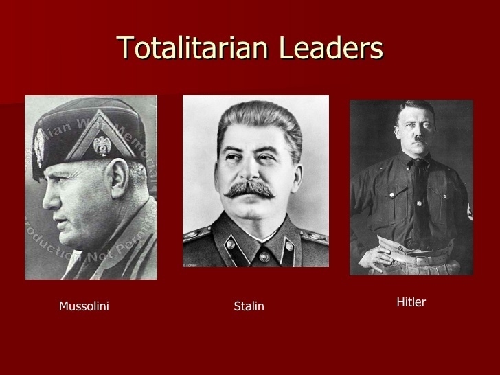 Adolf Hitler, Benito Mussolini, and Josef Stalin could ALL be classified as-example-1