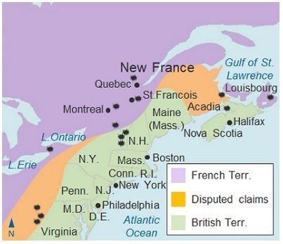 The map shows the area of The Seven Years’ War. Which conclusion is most readily drawn-example-1