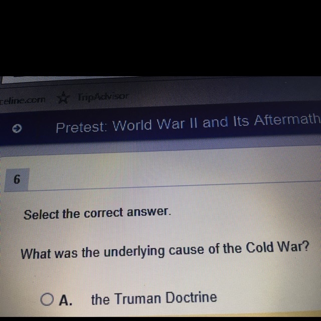 What was the underlying cause of the Cold War-example-1