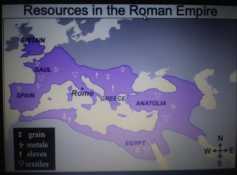 Which of these played the biggest role in connecting Rome with these resource-rich-example-1