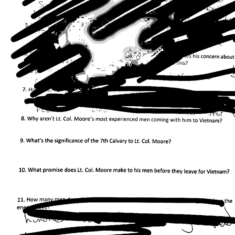 Answers for 8,9,10 about the movie we were soldiers PART 1-example-1