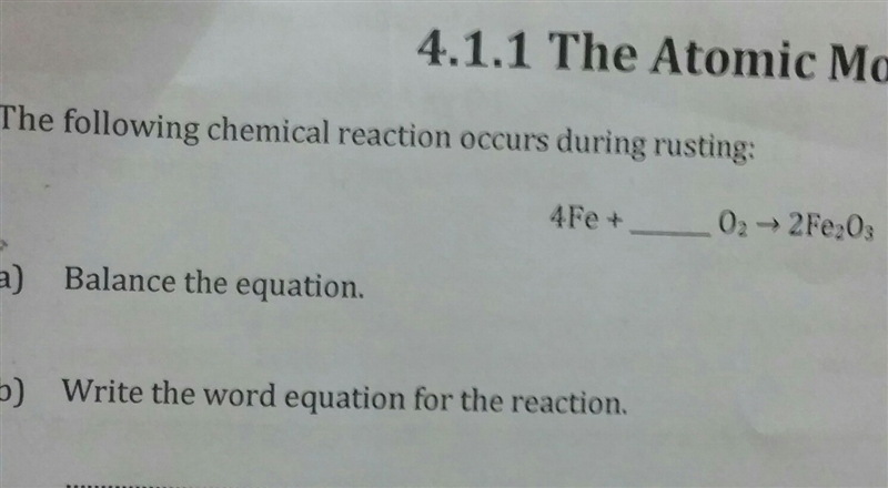 4Fe+_O2 2Fe2O3 balance that equation-example-1