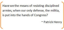 Why did Patrick Henry make this statement at the Virginia Ratifying Convention? (3 points-example-1