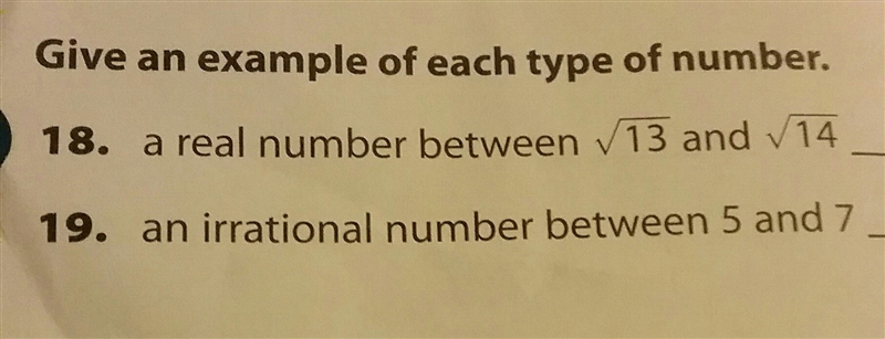 Give an example of each type of number-example-1