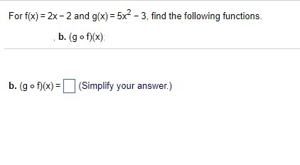 QF Q6.) Find the following function for b.-example-1