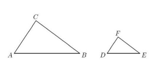 Suppose that m∠A = m∠D. Which other fact would guarantee that the triangles are SIMILAR-example-1