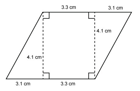 A pattern on a quilt is made up of pieces of fabric in the shape of parallelograms-example-1