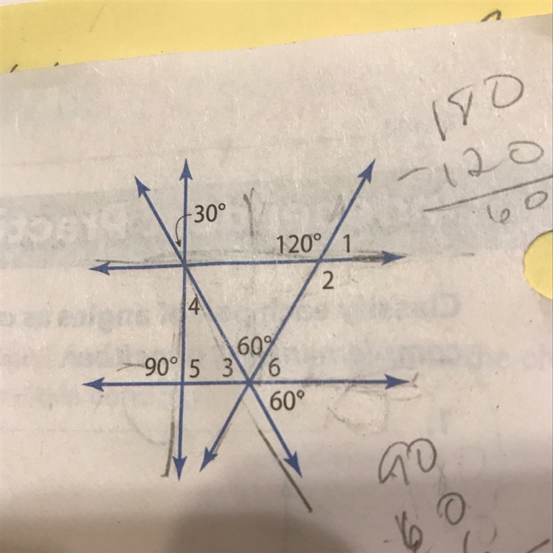 I need to determine each angles measure. M 4 M 6-example-1