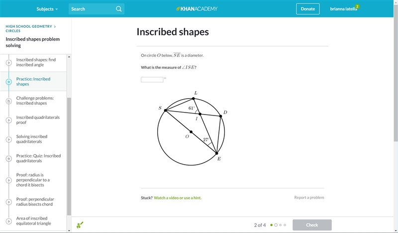 PLZ HELP ASAP INSCRIBED ANGLES-example-1