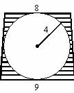 GEOMETRY HELP QUICK PLZ ONLY HAVE 20 MINs Find the area of the shaded portion of the-example-1