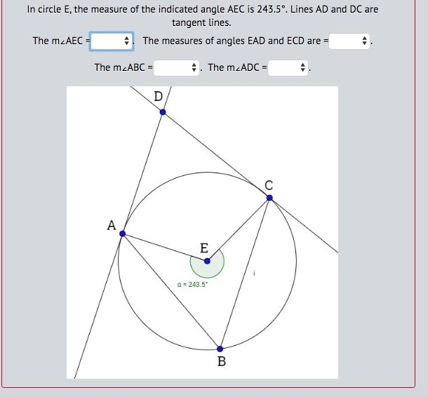 Please help me! AEC = a. 72.5 b. 107.5 c. 63.5 d.116.5 The measures of angle EAD and-example-1