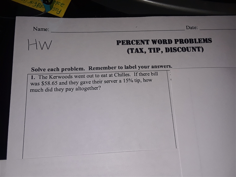 Help me with Percent word problems-example-1