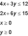 The constraints of a problem are listed below. What are the vertices of the feasible-example-1