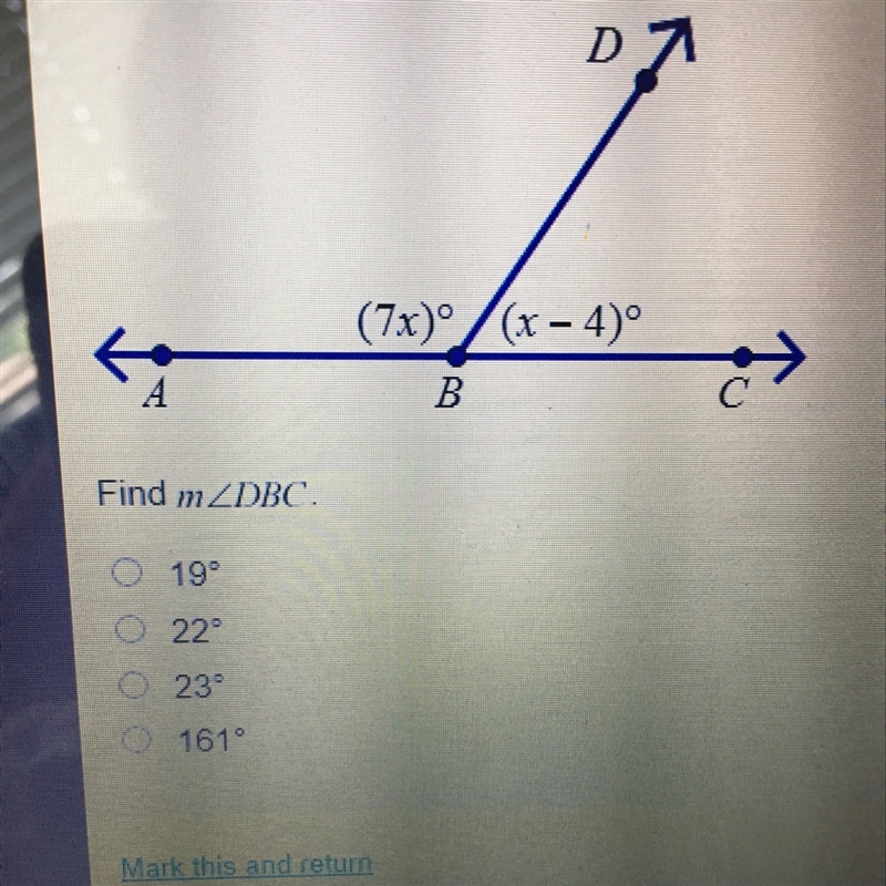 Find measure dbc 19 22 23 161 HELP !!!-example-1