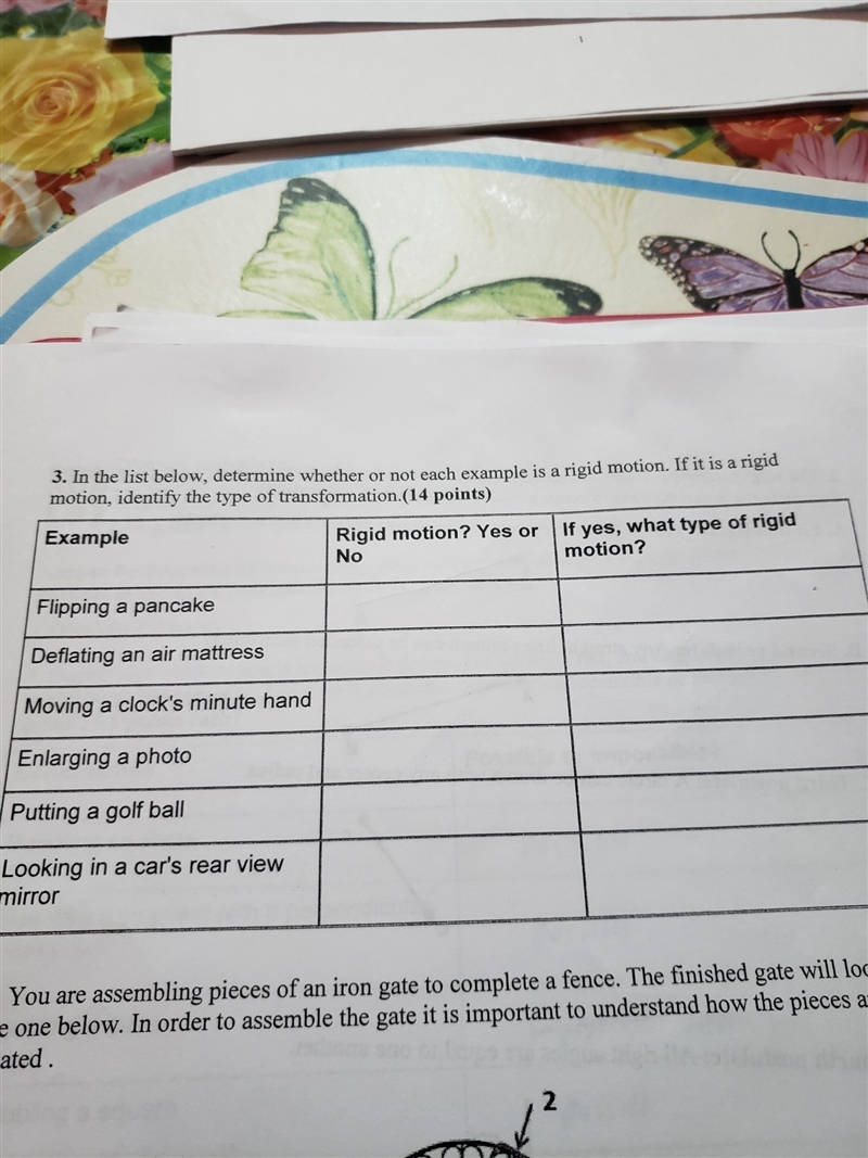 If it is a rigid motion identify the type of transformation Help please-example-1