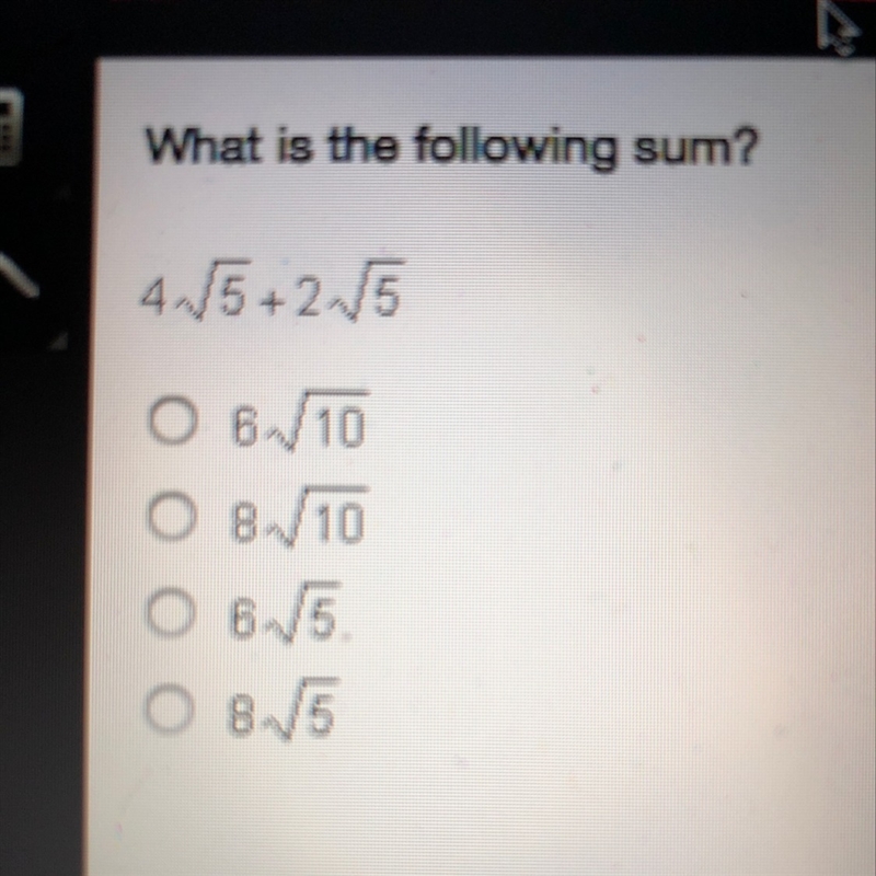 What is the following sum?-example-1