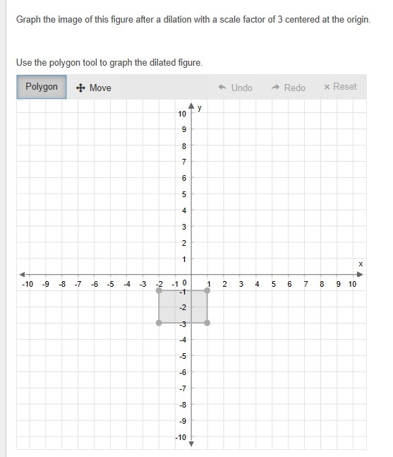 1. Graph the image of this figure after a dilation with a scale factor of 3 centered-example-1