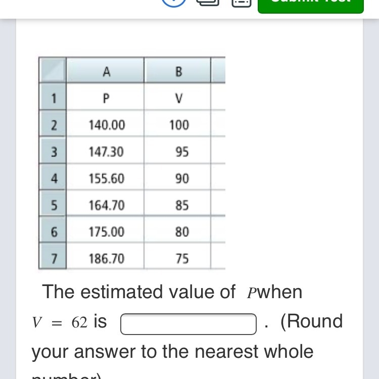 The spreadsheet below shows data that could be modeled by an equation of the form-example-1