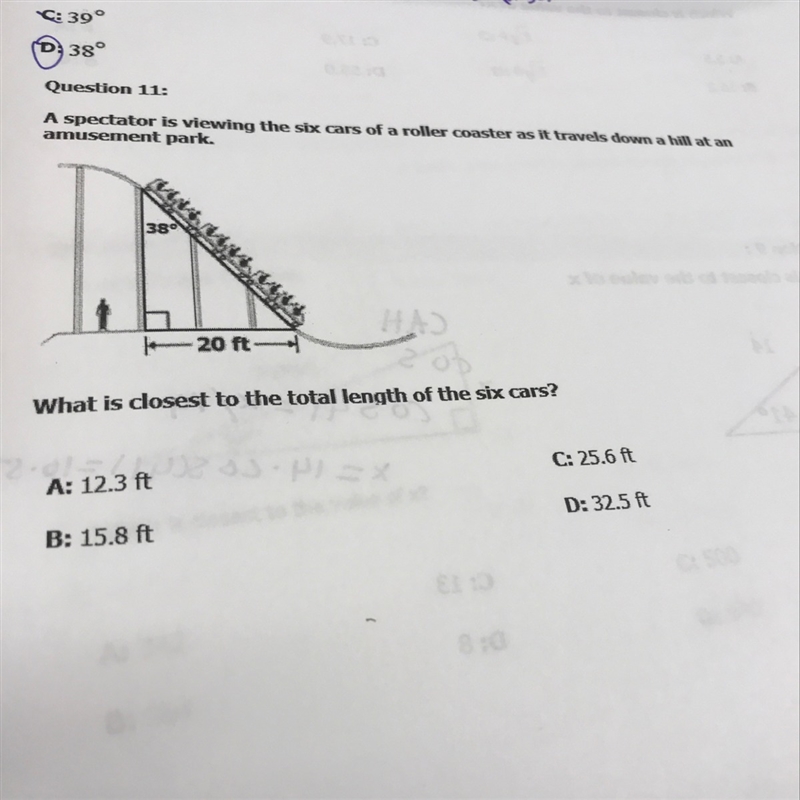 What is closest to the total length of sex cars?-example-1